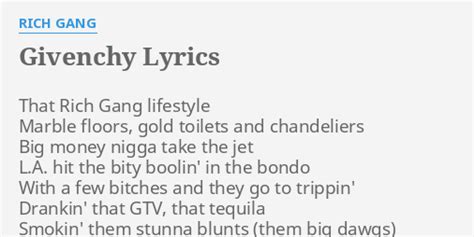 barius givenchy lyrics|Rich Gang – Givenchy Lyrics .